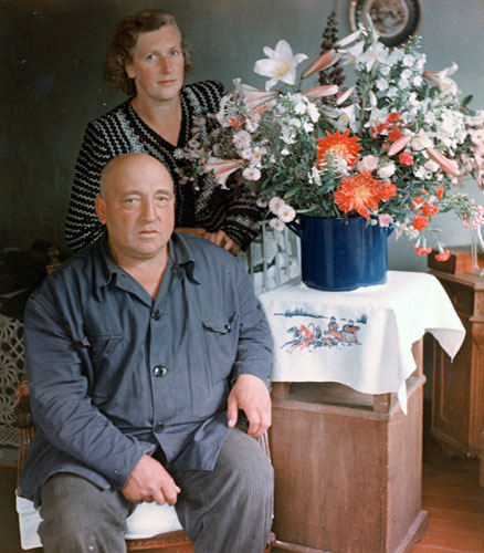 И. Л. Заливский с женой